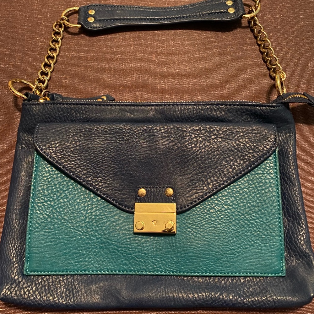 Olivia + Joy blue mini bag